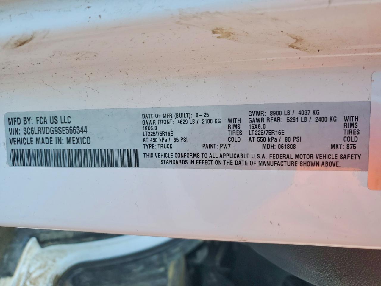 Ram Promaster 2500 High