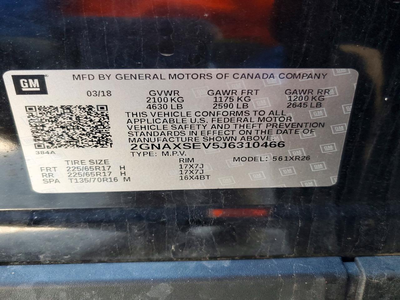 Chevrolet Equinox Lt