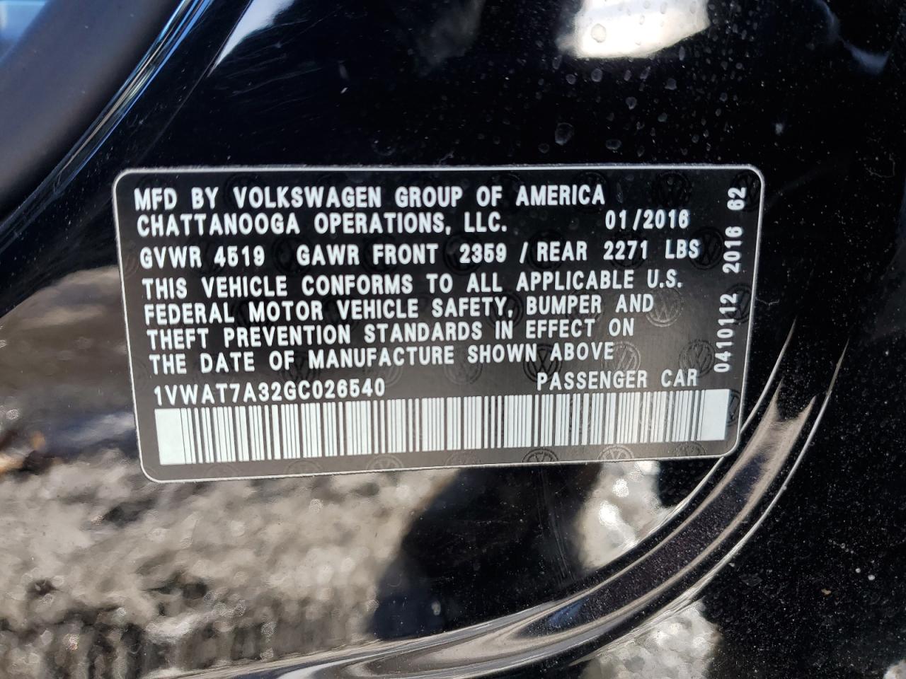 Volkswagen Passat S
