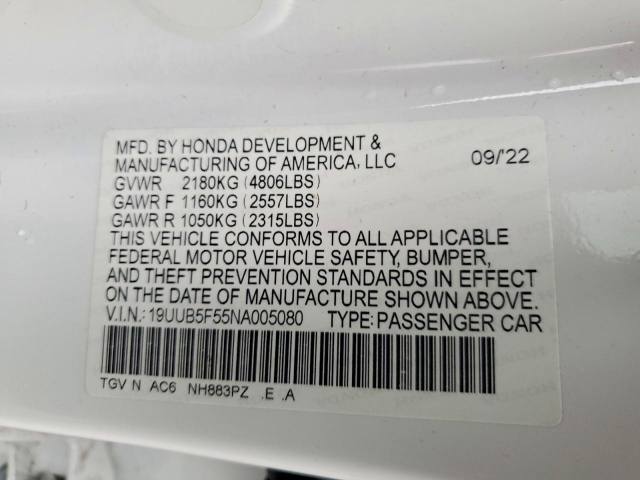 Acura TLX Tech A