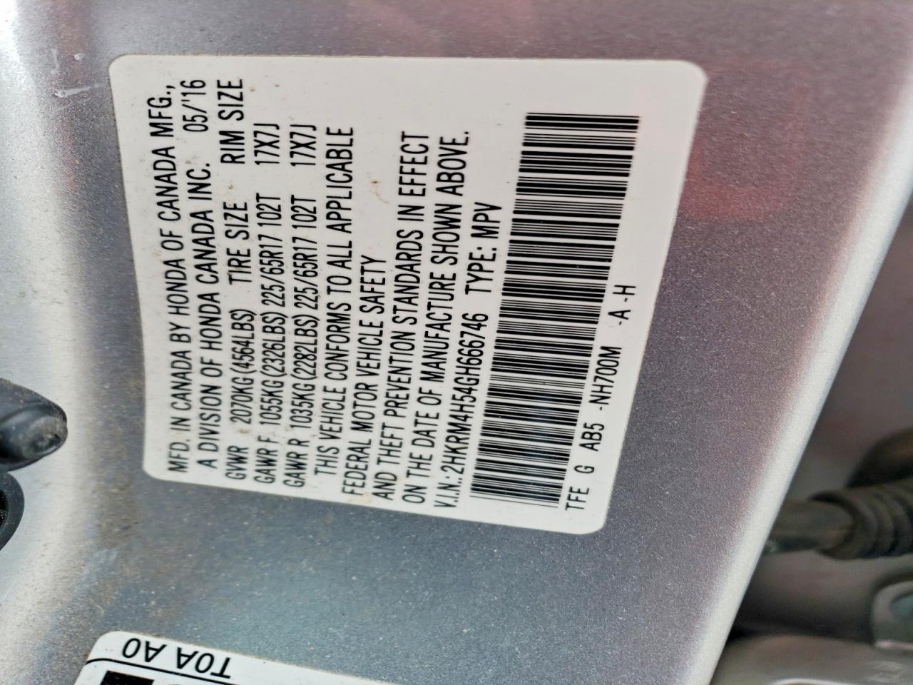 Honda Crv Ex