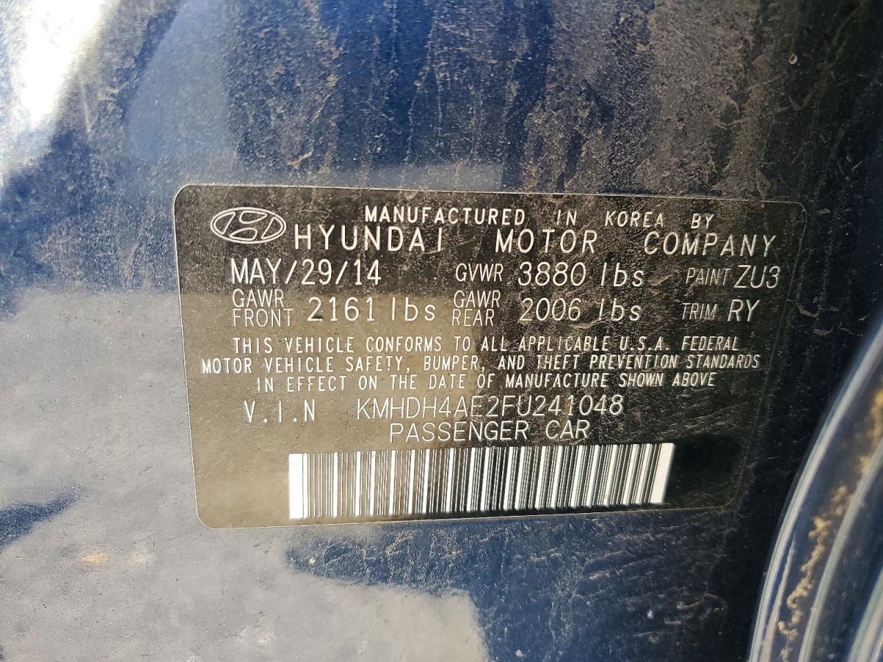 Hyundai ELANTRA Se