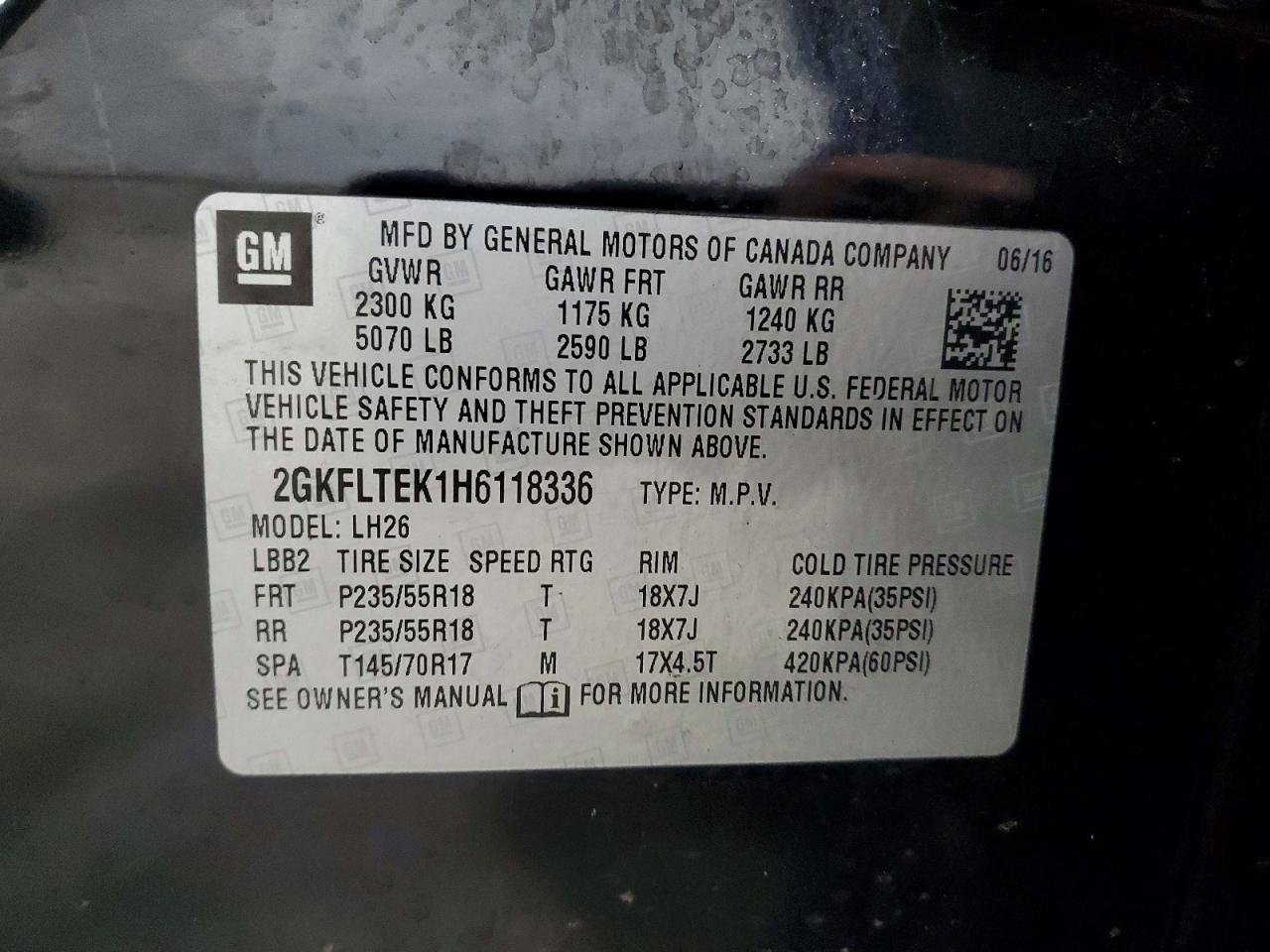 GMC Terrain Sle