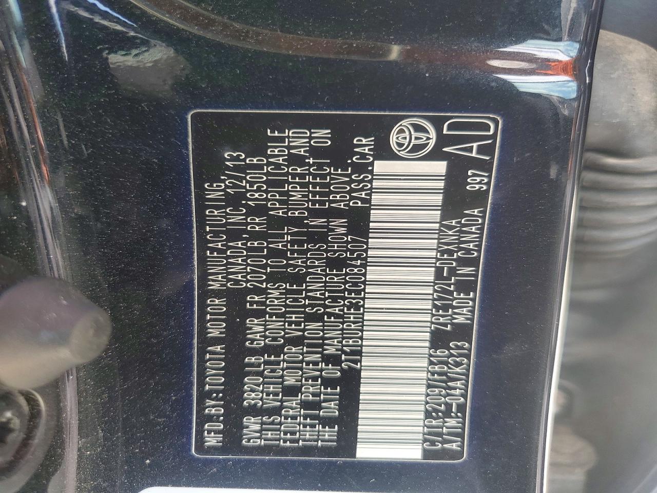 Toyota Corolla Le