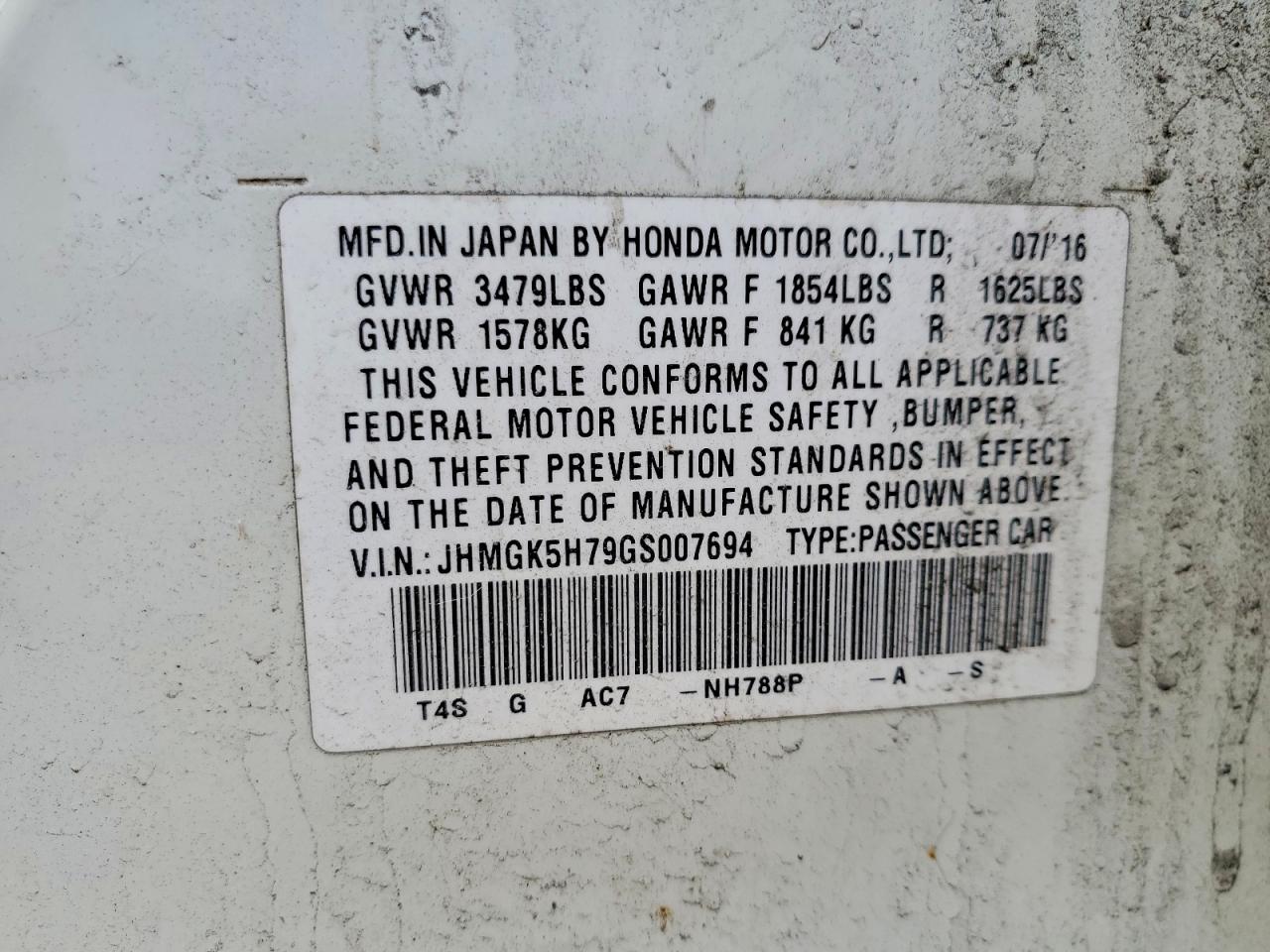 Honda Fit Ex