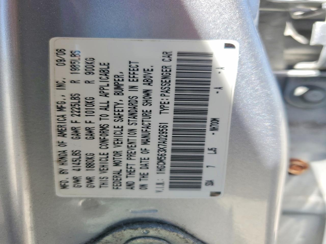Honda Accord Se