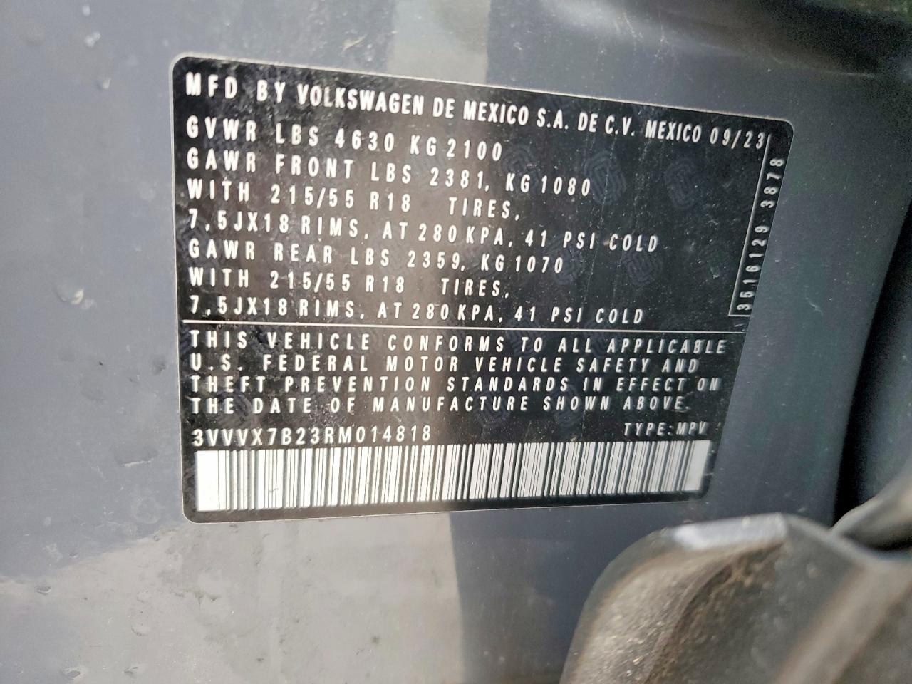 Volkswagen Taos Se