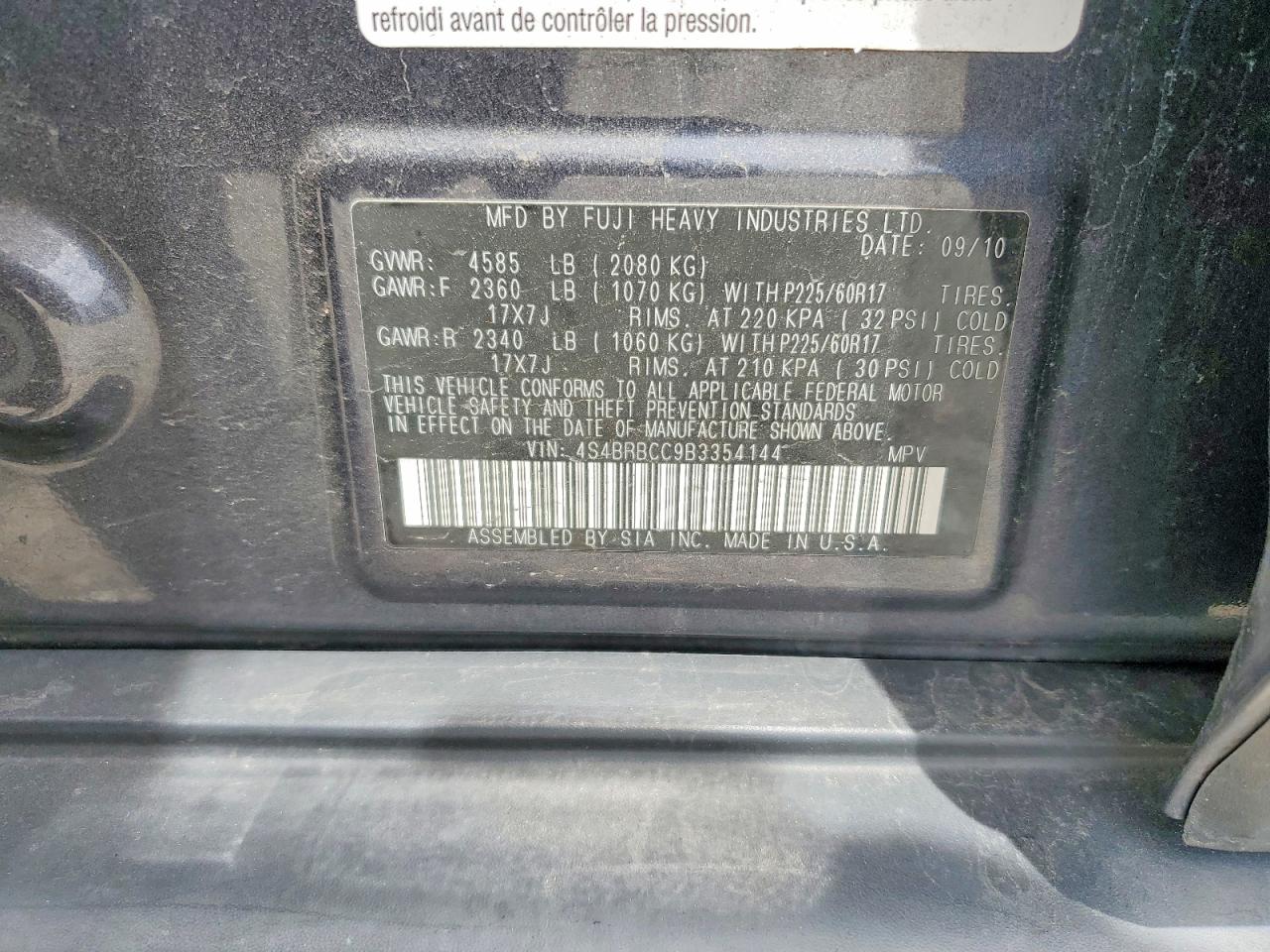 Subaru Outback 2.5i Premium