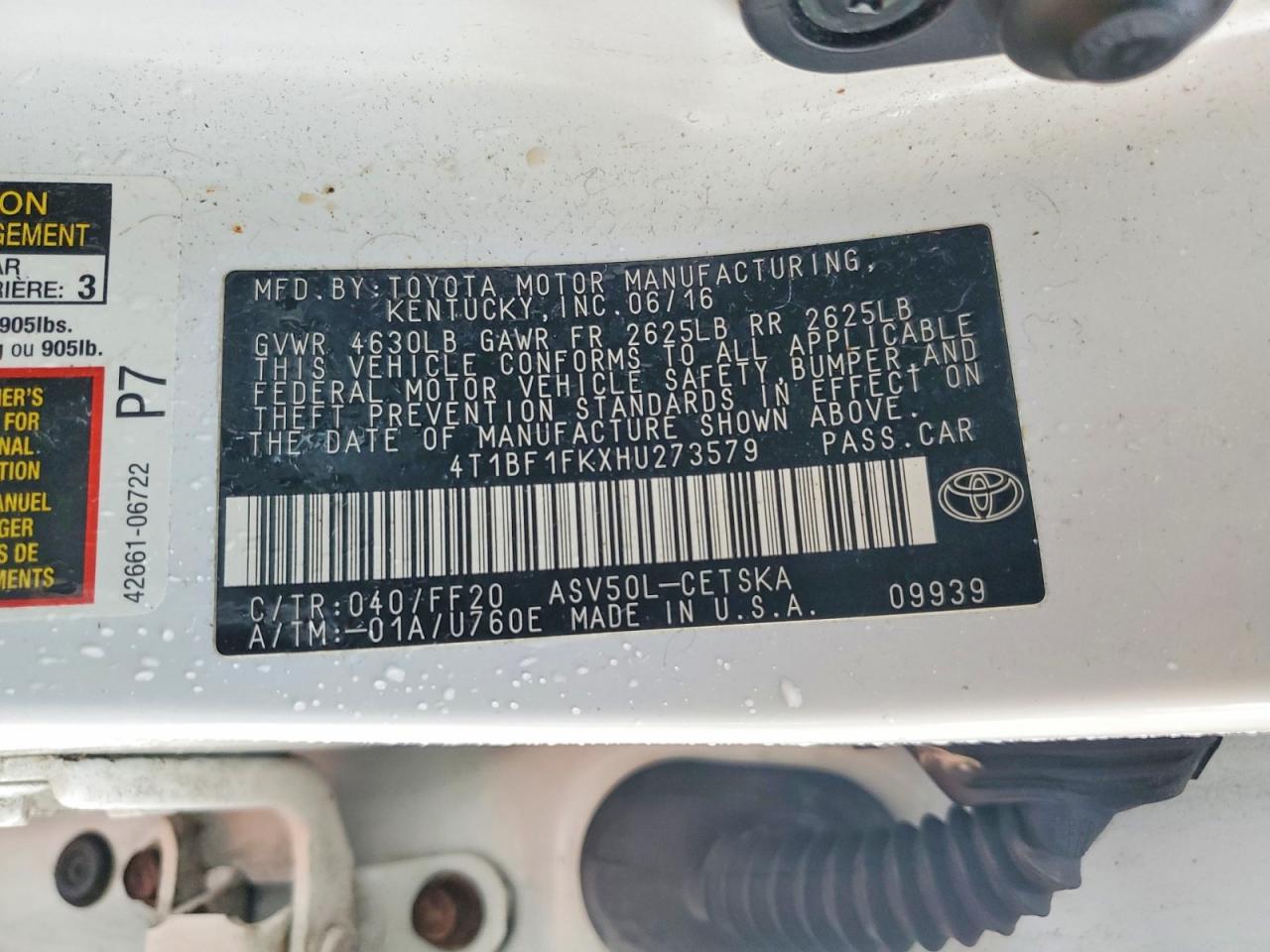 Toyota Camry Se