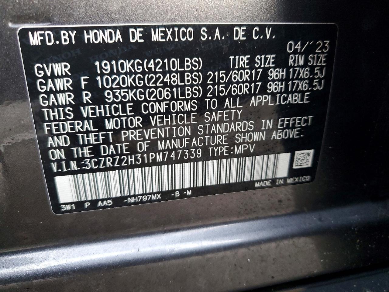 Honda HR-V Lx