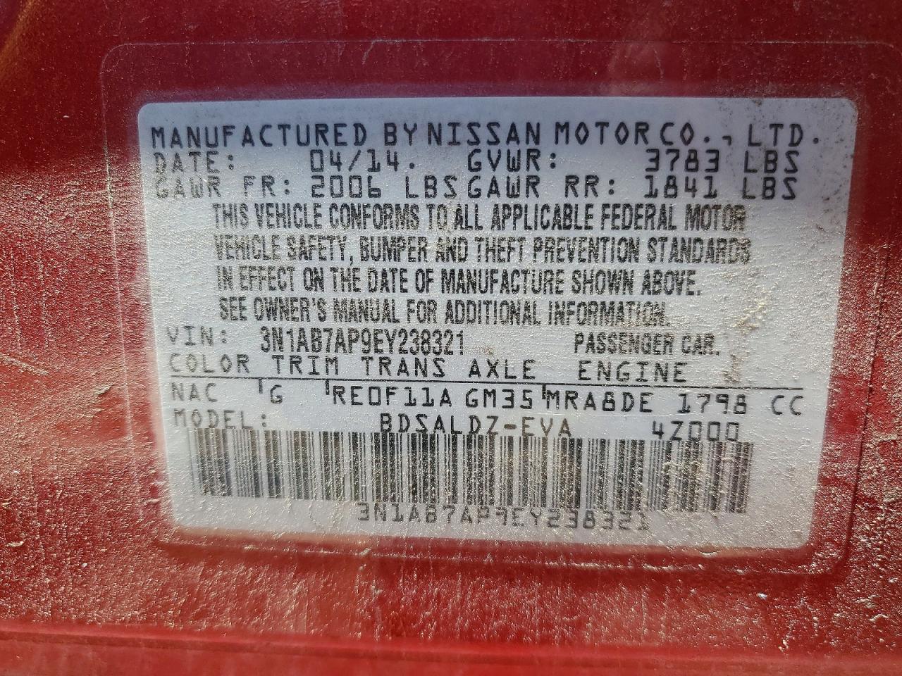 Nissan Sentra Sv
