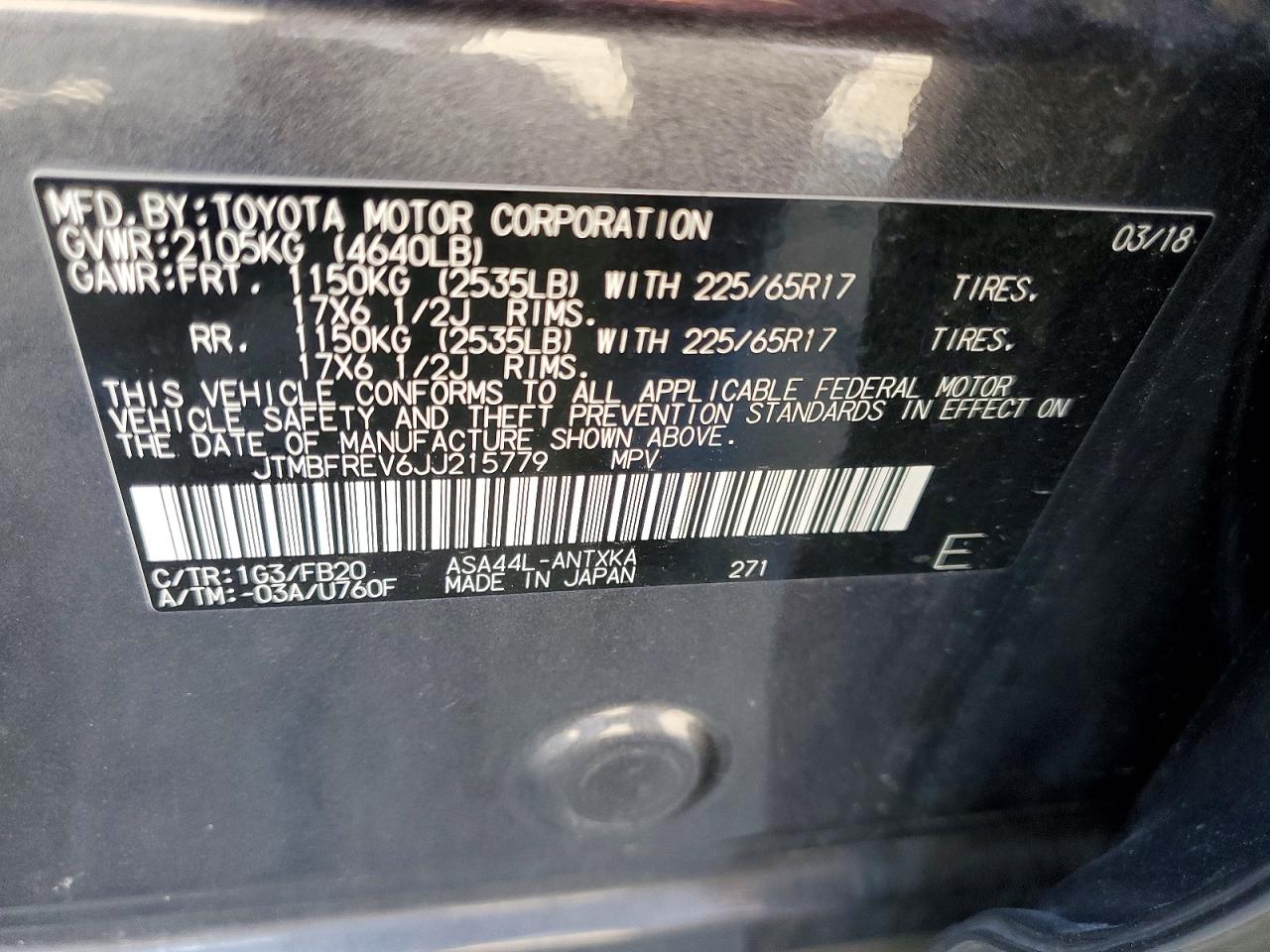 Toyota RAV4 Le