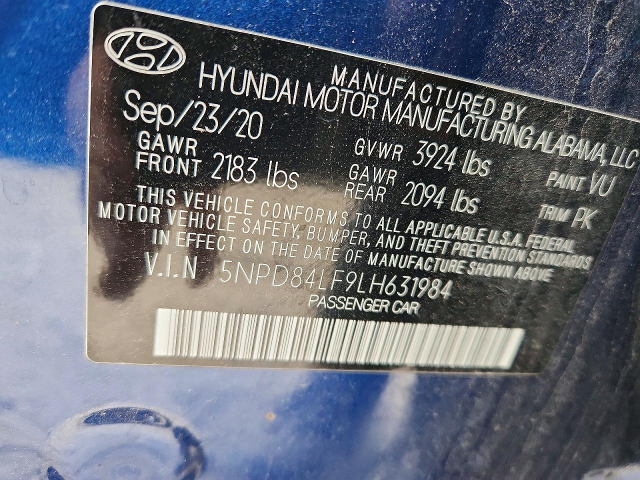Hyundai ELANTRA Sel