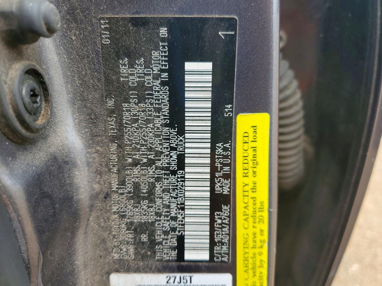 Toyota Tundra Crewmax Sr5
