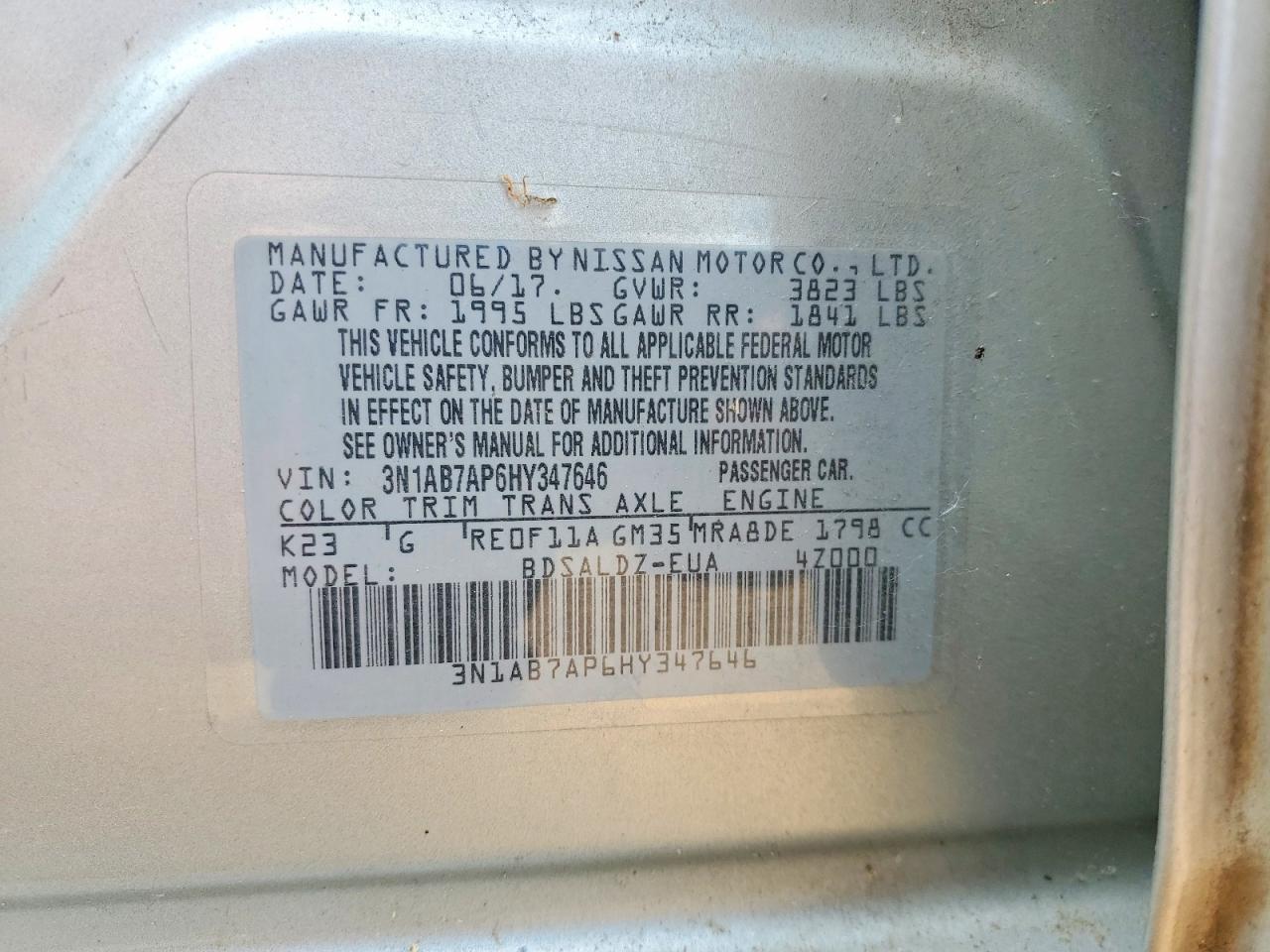 Nissan Sentra Sv