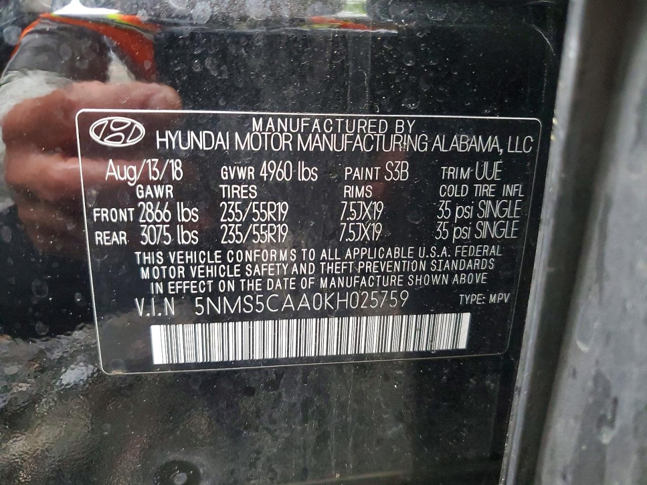 Hyundai SANTA FE Limited 2.0t
