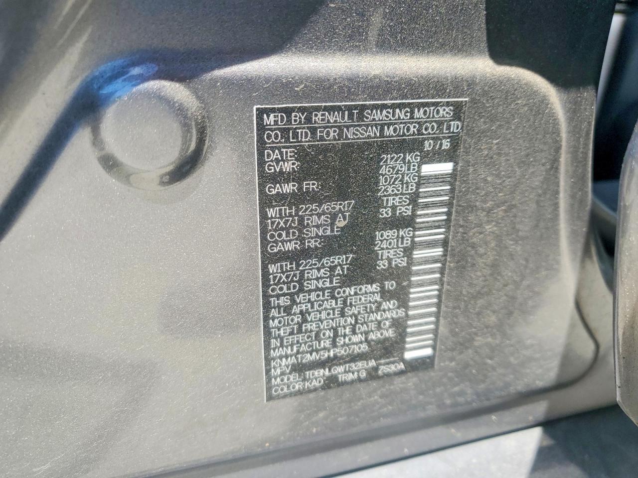 Nissan Rogue Sv