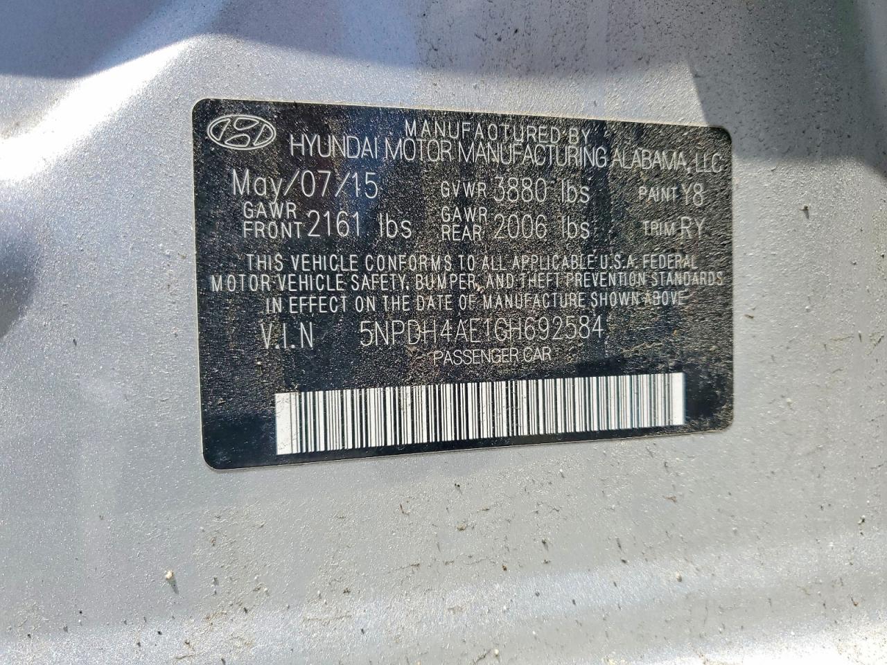 Hyundai ELANTRA Value Edition