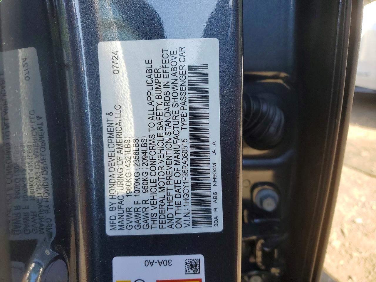Honda Accord Ex