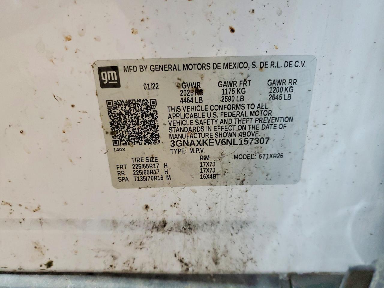 Chevrolet Equinox Lt