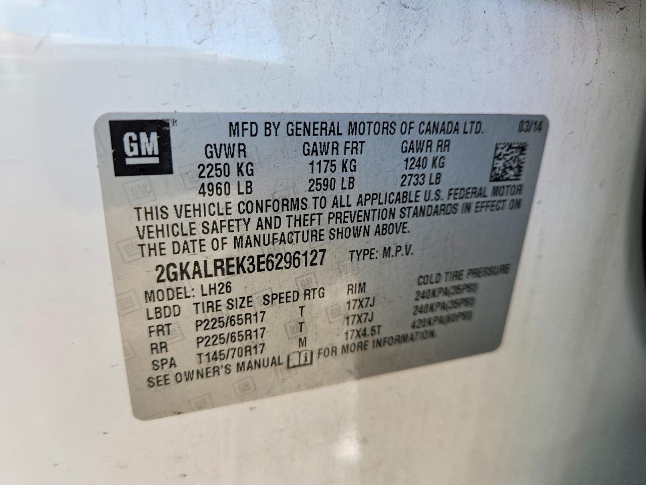 GMC Terrain Sle