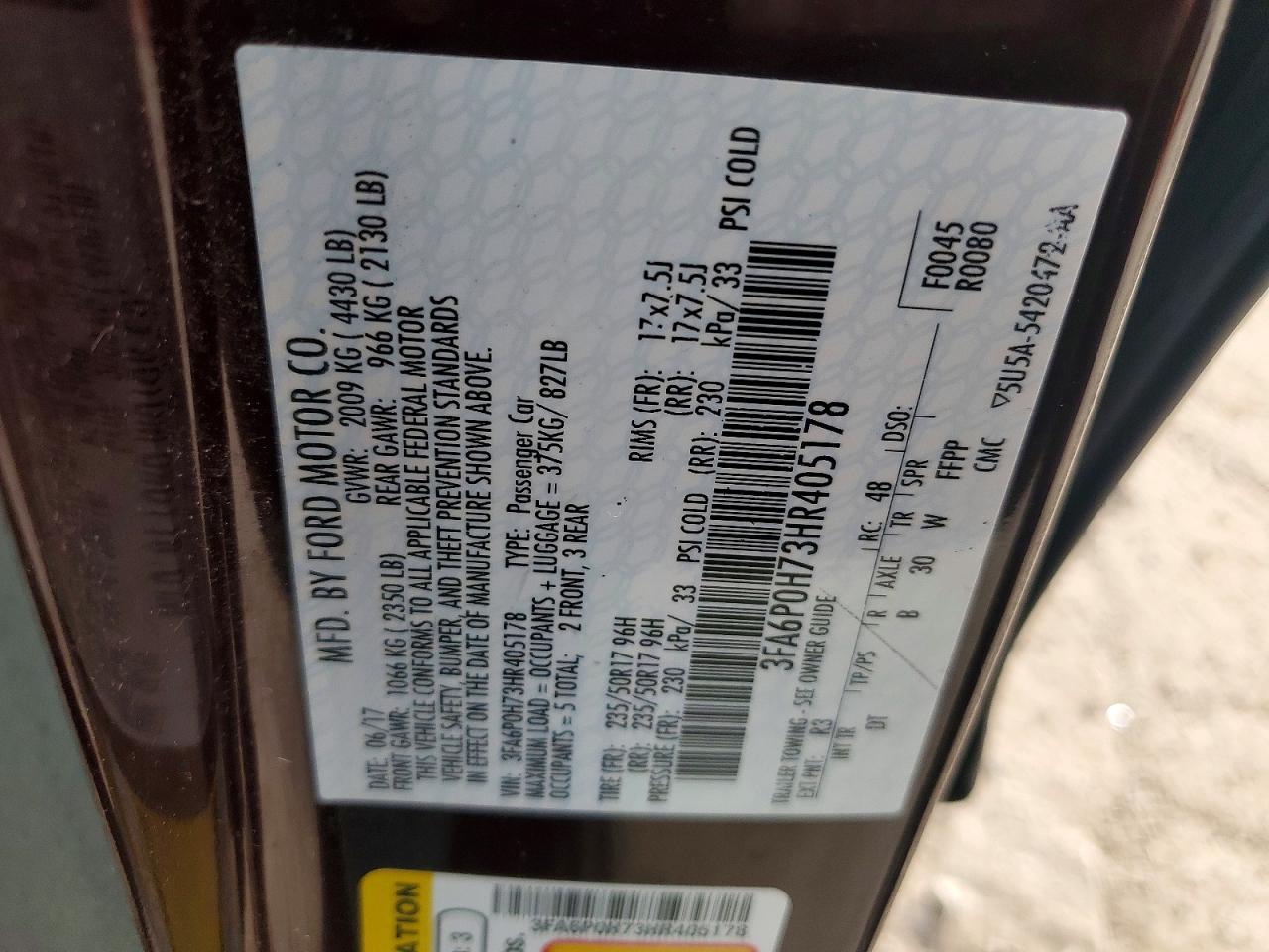 Ford Fusion Se