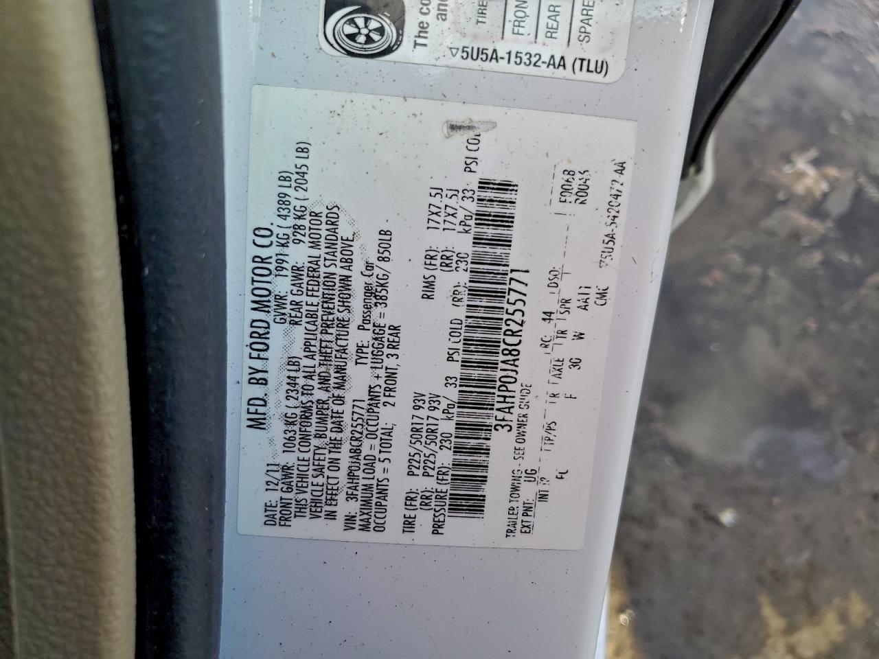 Ford Fusion Sel