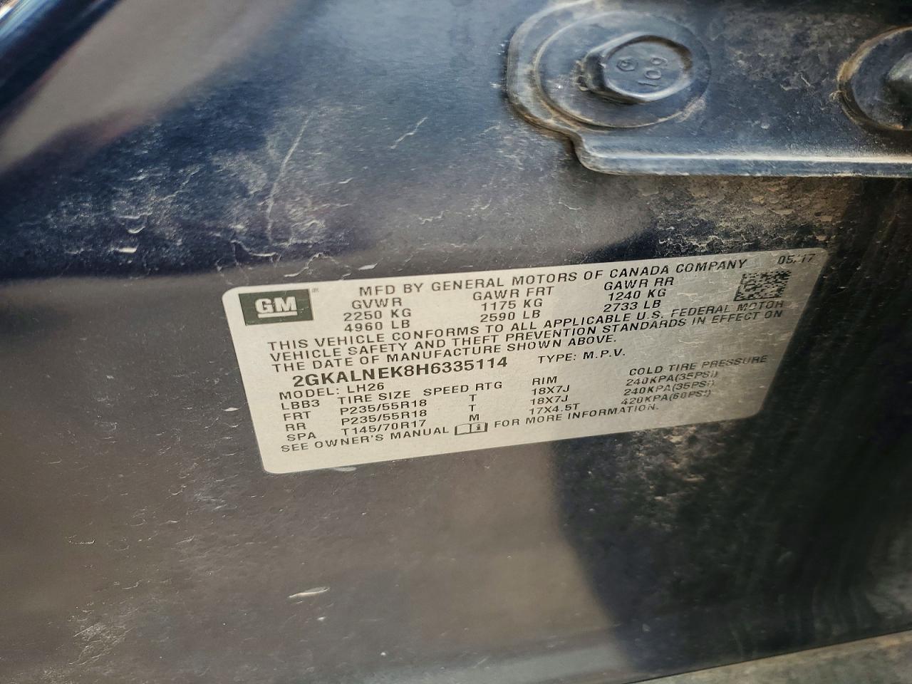 GMC Terrain Sle
