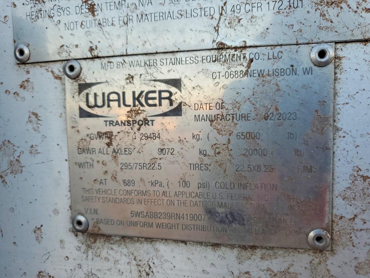 Walker Tanker