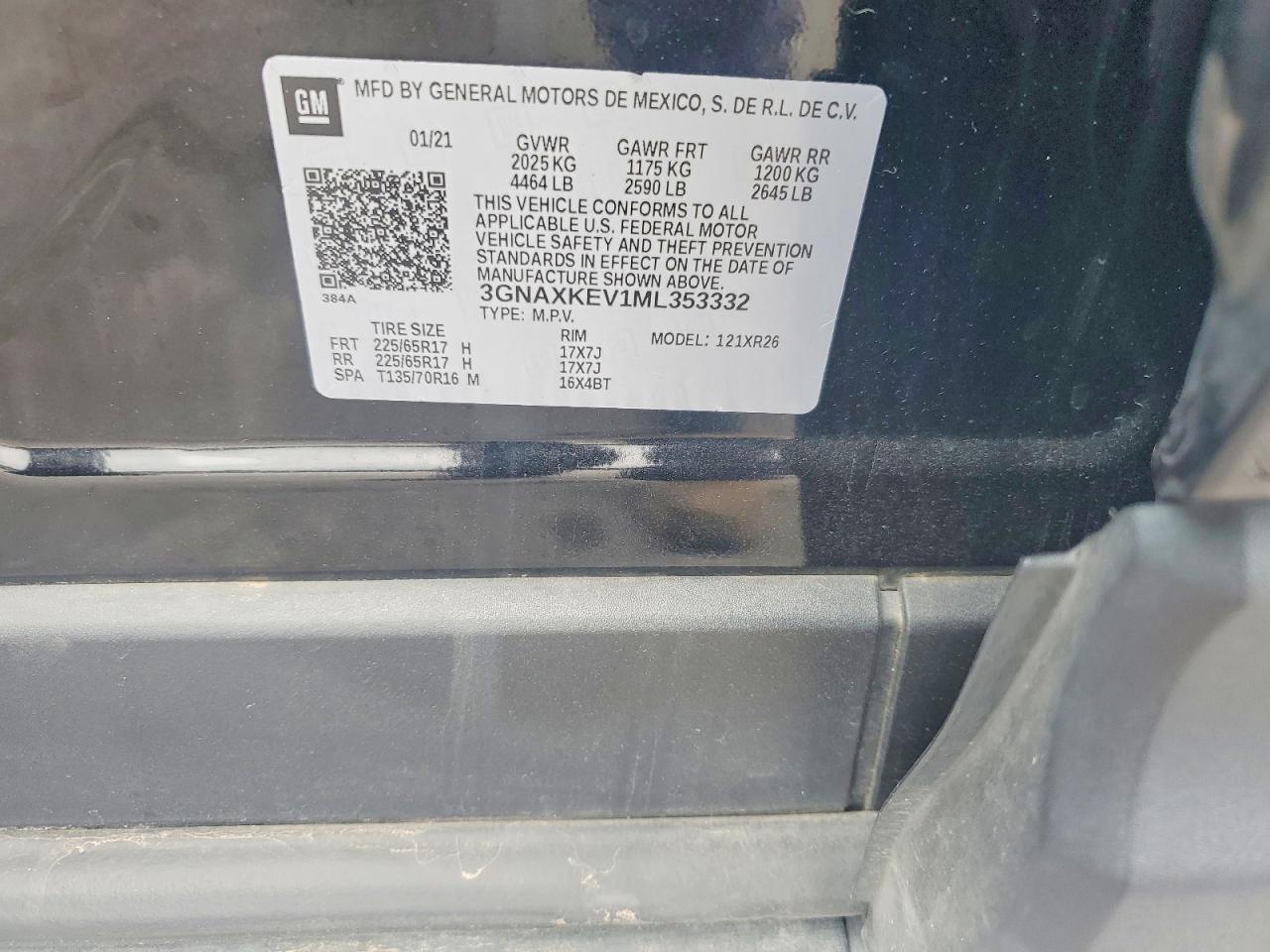 Chevrolet Equinox Lt