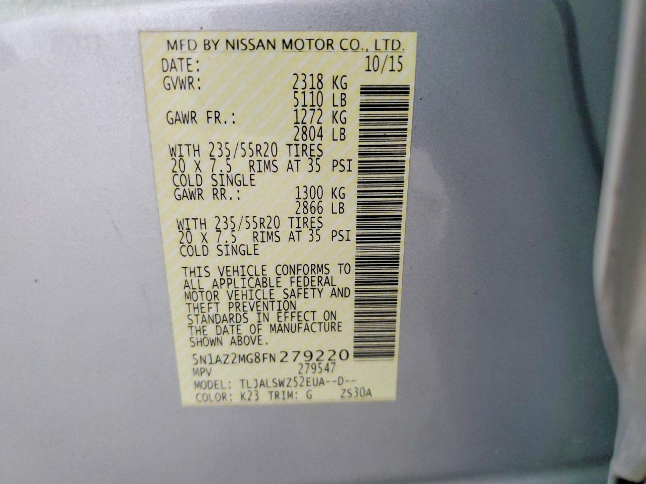 Nissan Murano Platinum
