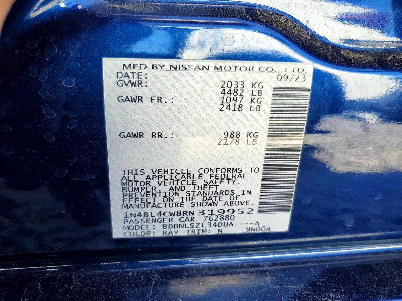 Nissan Altima 2.5 Sr