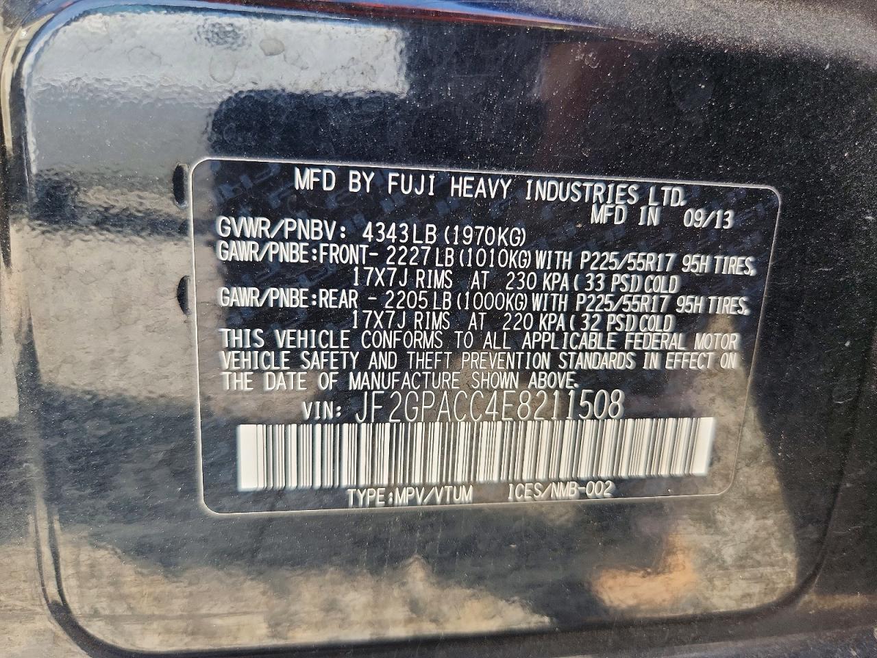 Subaru Xv 2.0 Premium