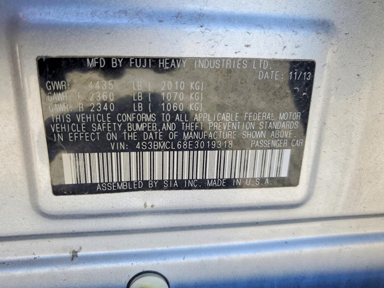 Subaru Legacy 2.5i Limited