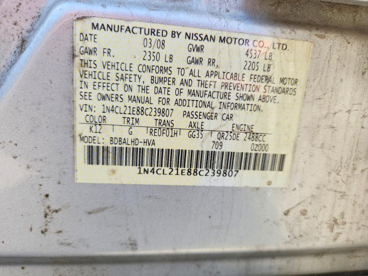 Nissan Altima Base
