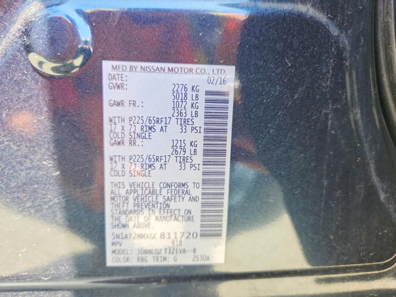 Nissan Rogue Sv