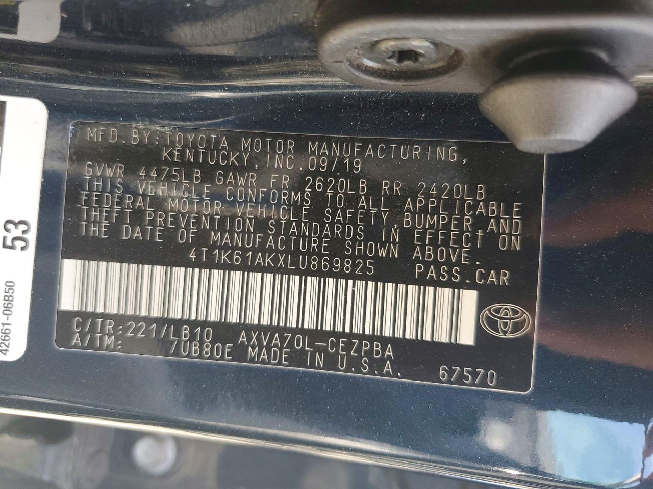 Toyota Camry Xse