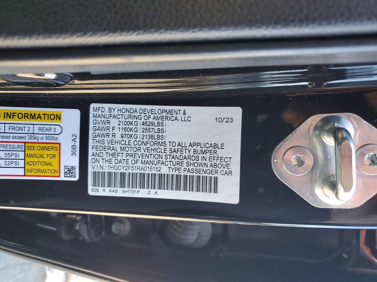 Honda Accord Hybrid Sport