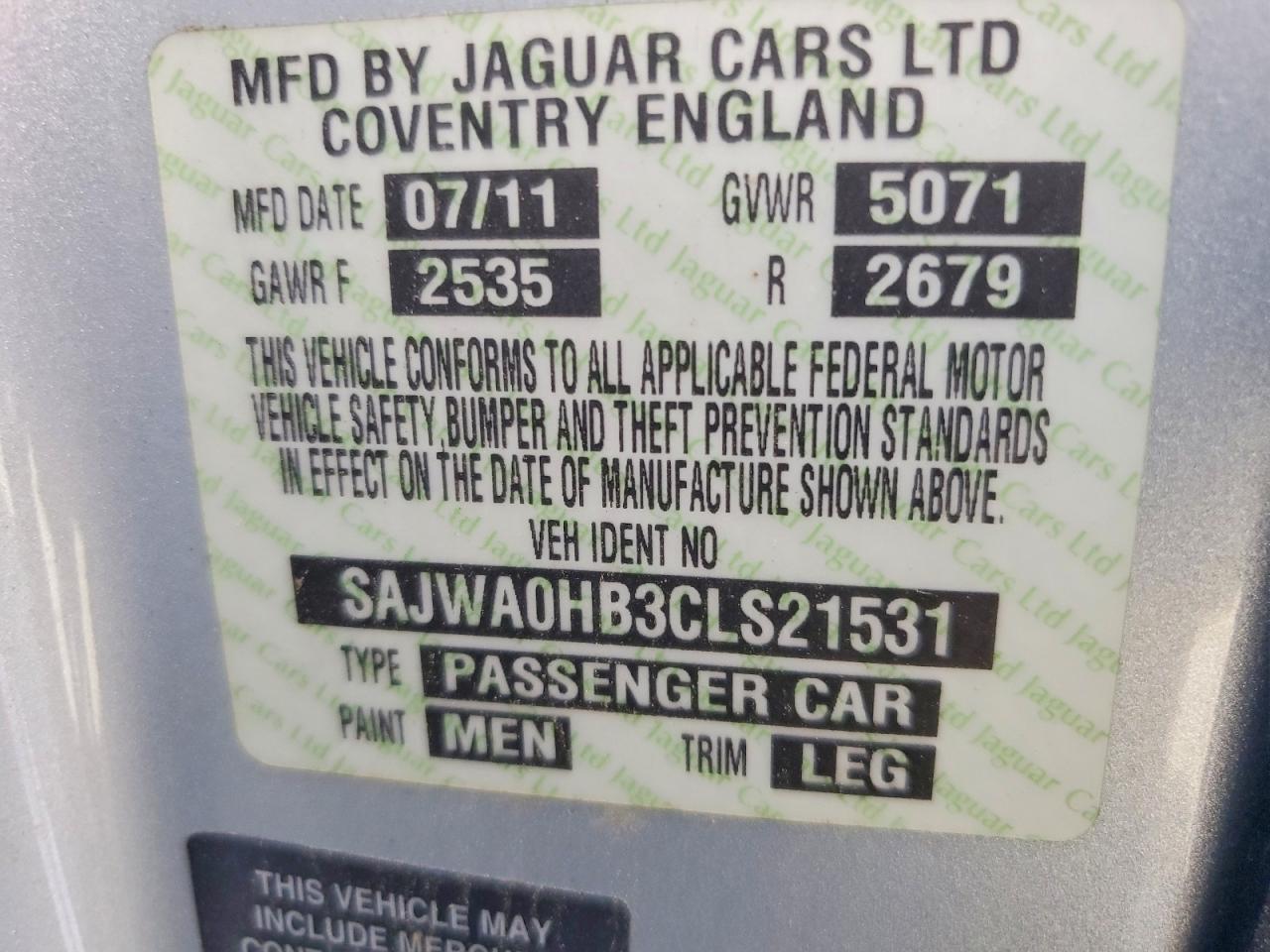 Jaguar XF Portfolio