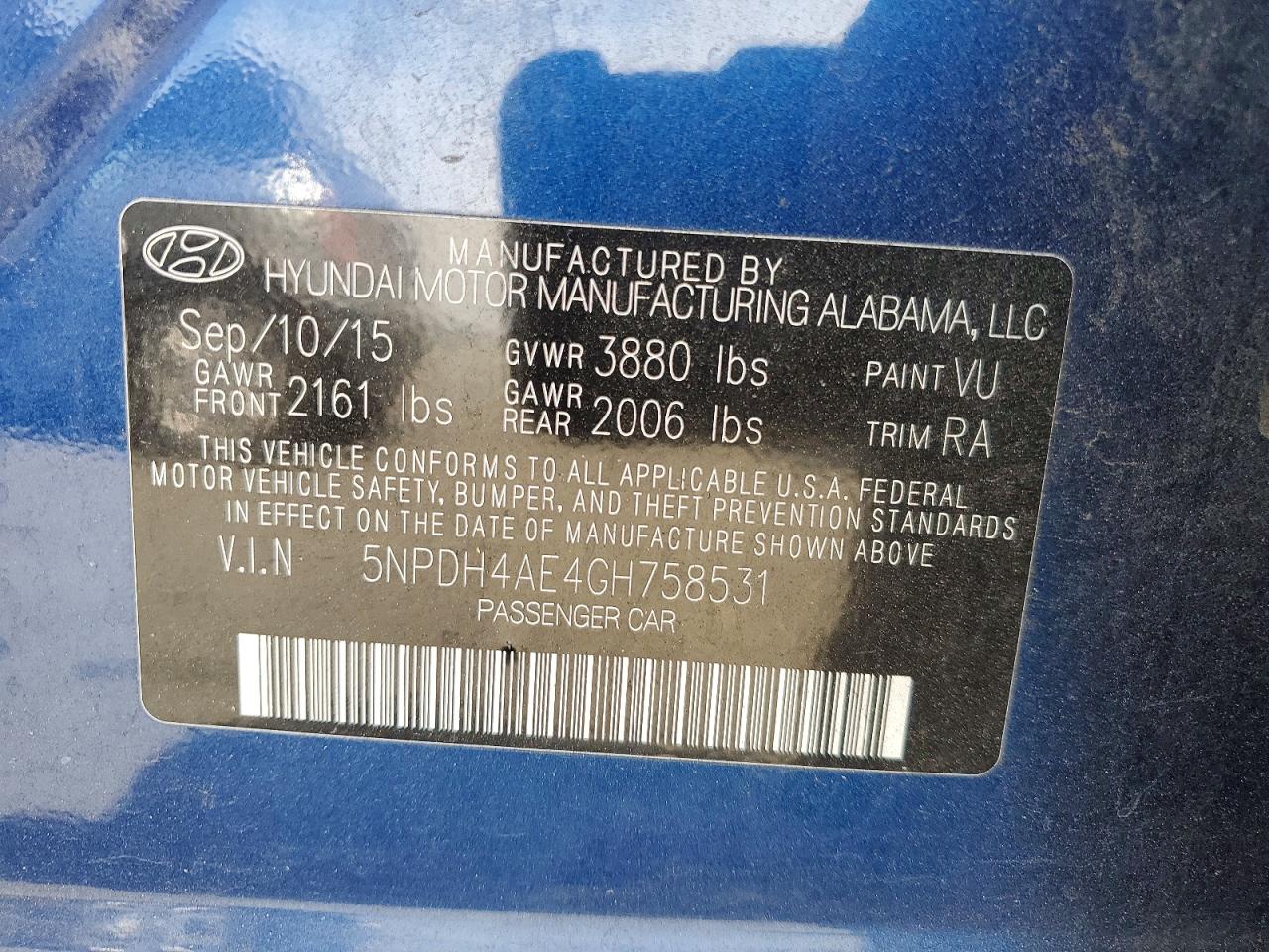 Hyundai ELANTRA Se