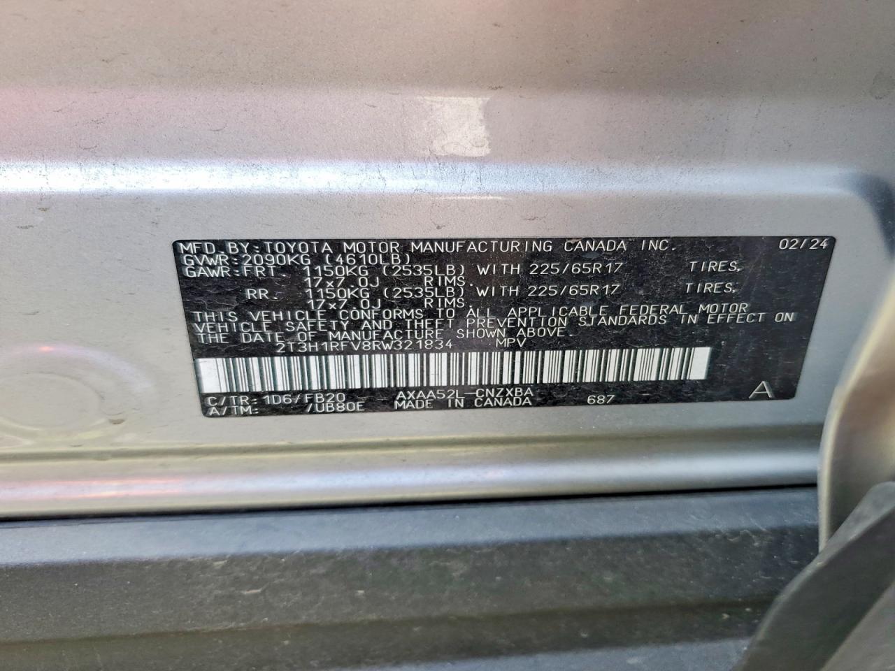 Toyota RAV4 Le