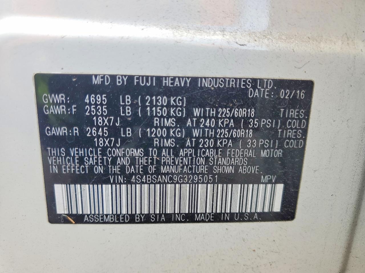 Subaru Outback 2.5i Limited