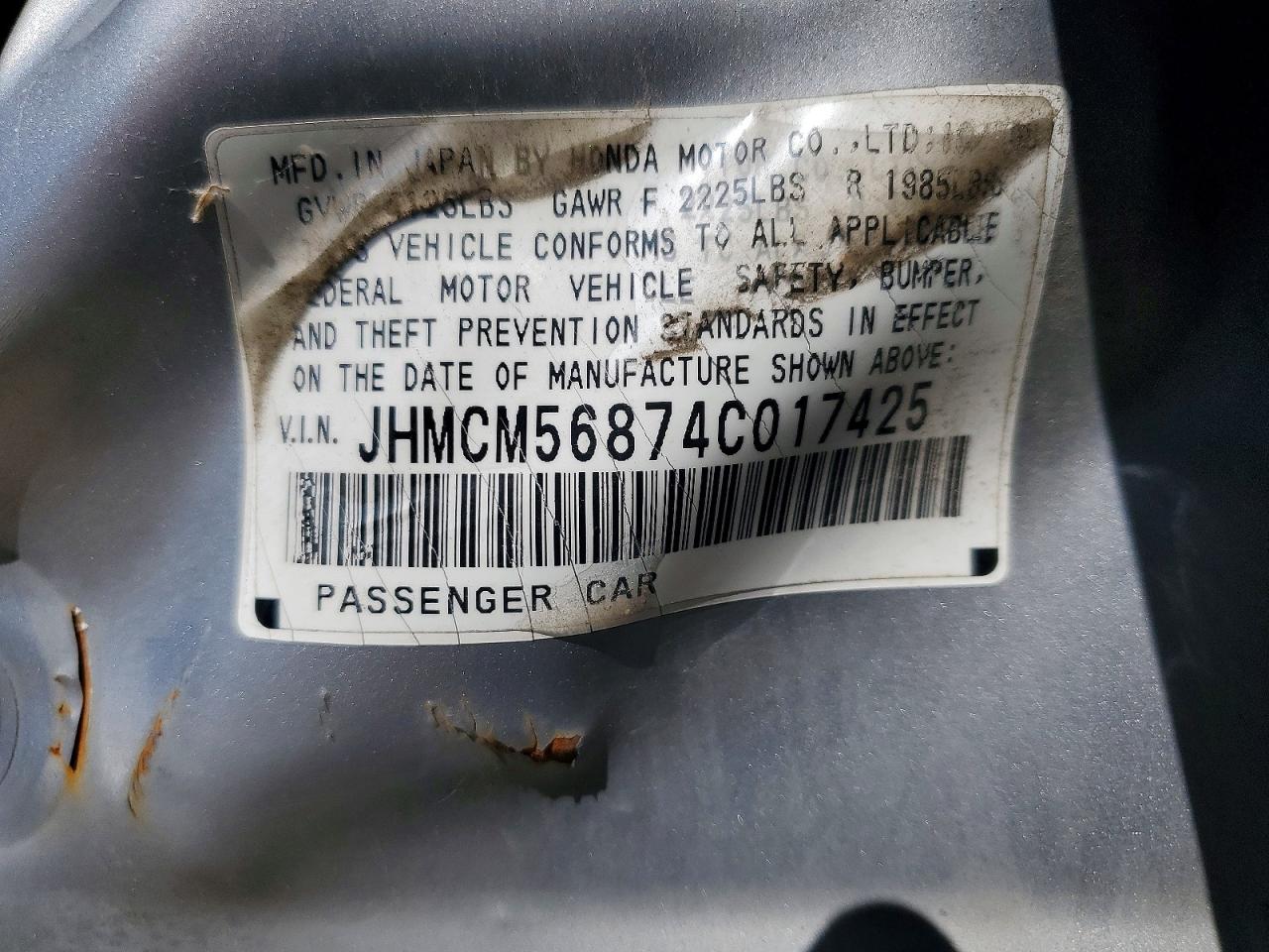 Honda Accord Ex