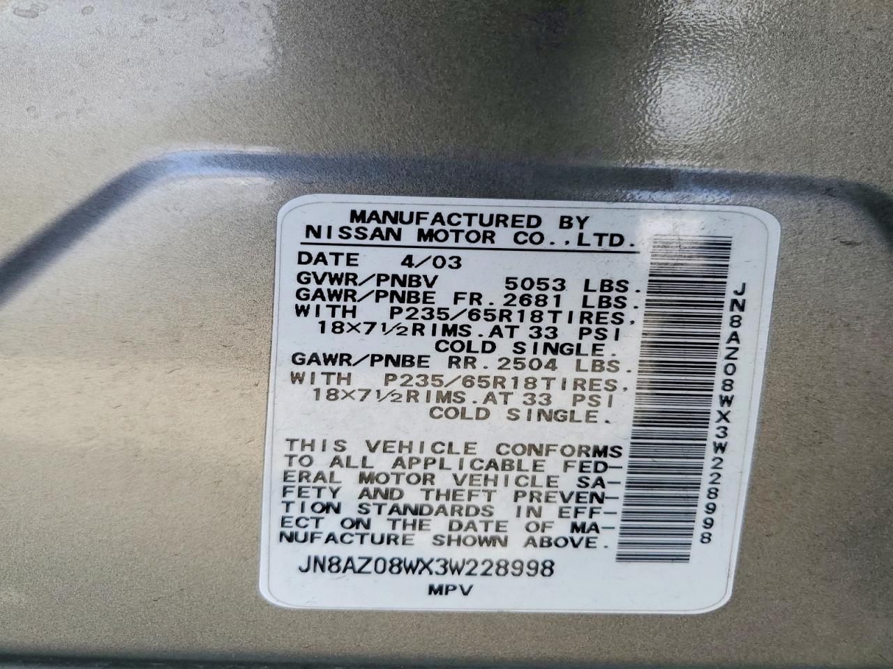 Nissan Murano Sl
