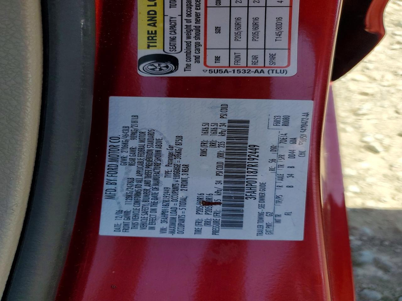 Ford Fusion Se