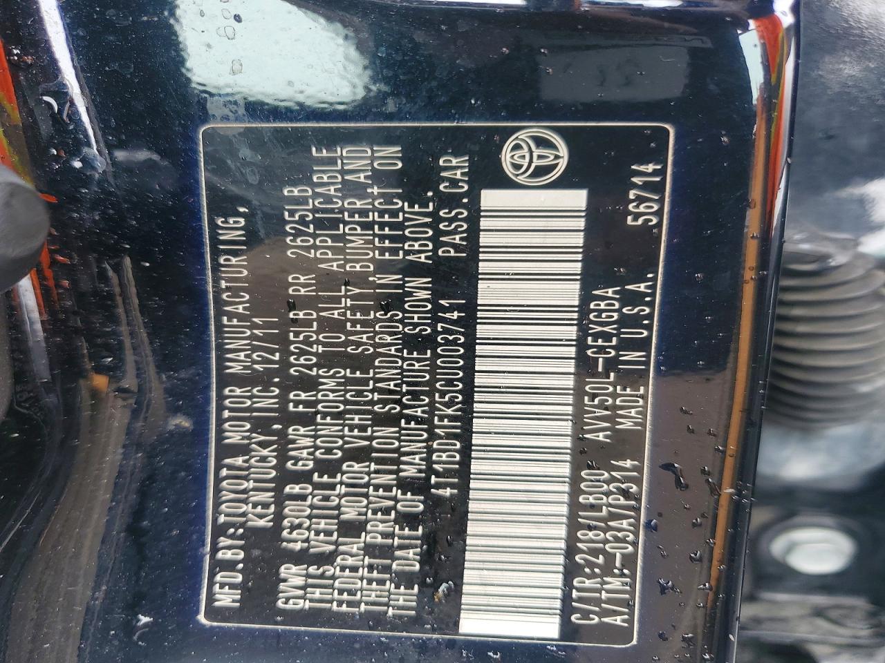 Toyota Camry Xle