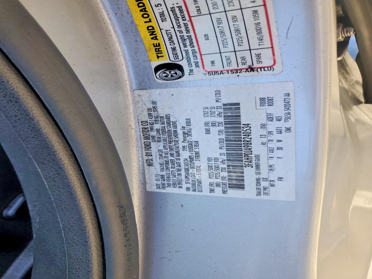 Ford Fusion Sel