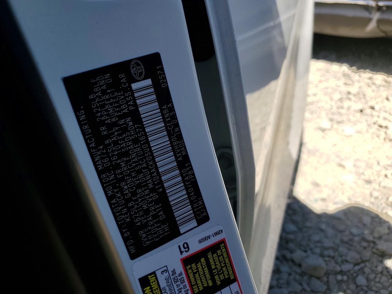 Toyota Camry Le