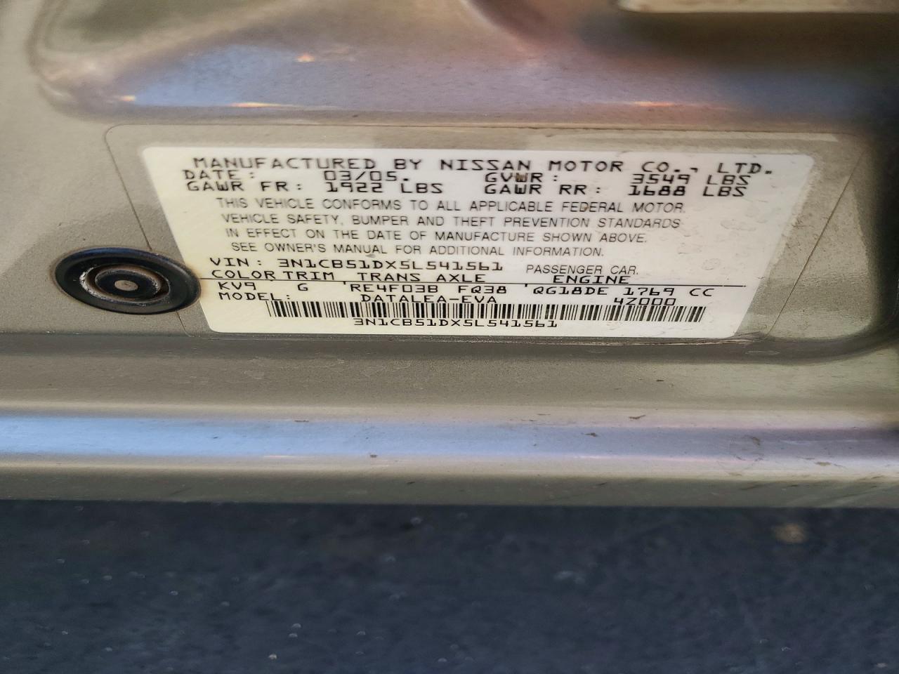 Nissan Sentra 1.8