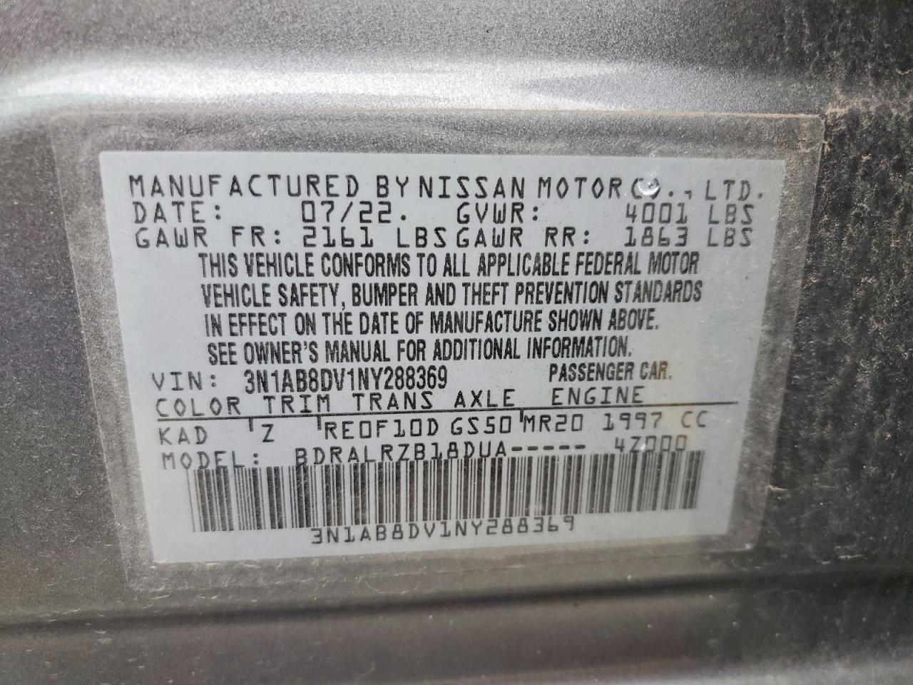 Nissan Sentra Sr